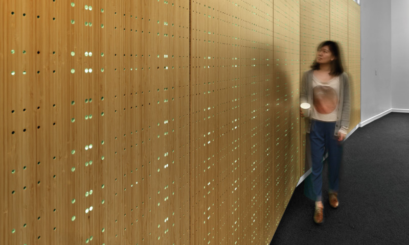 Wall paneling by Sound Collection